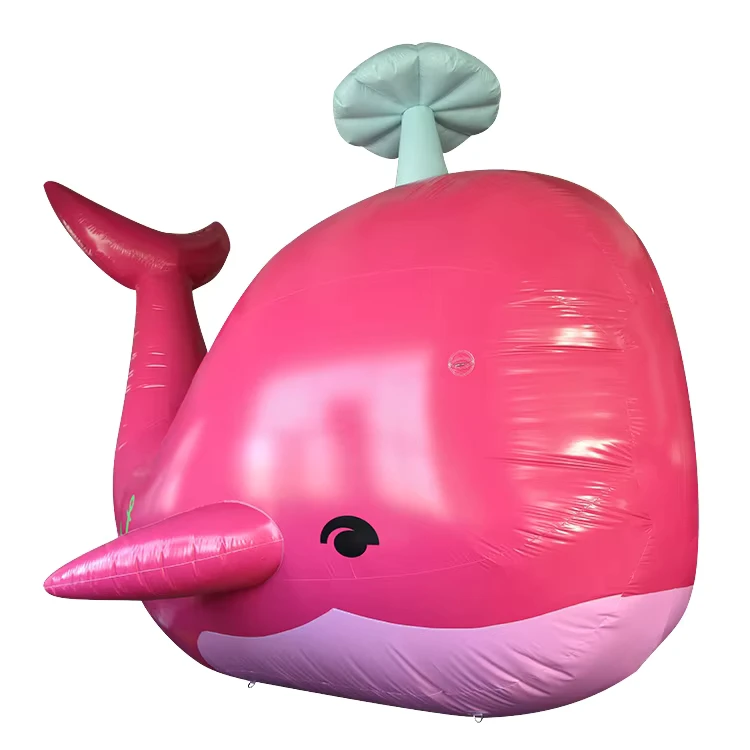 Modèle gonflable personnalisé d'animal marin géant, dauphin, baleine, ballon promotionnel