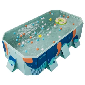 Non Inflatable PVC Frame Pool Outdoor Baby Home Play Pool Children’s Foldable Swimming Pool