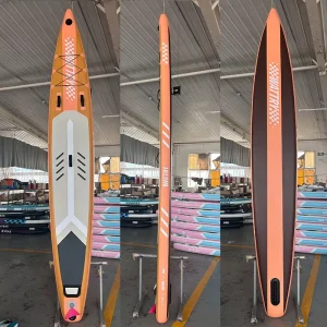 Non Slip Eva Deck Air Sup Race Board Inflatable Stand Up Paddle Board With Accessories