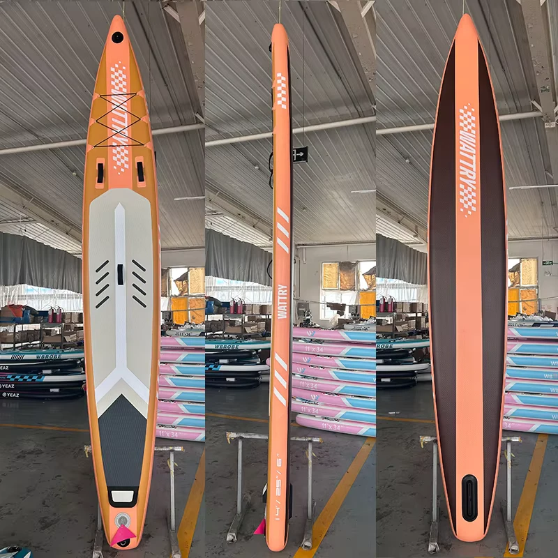 Prancha de Paddle Inflável Stand Up com Acessórios, com Deck de Eva Antiderrapante