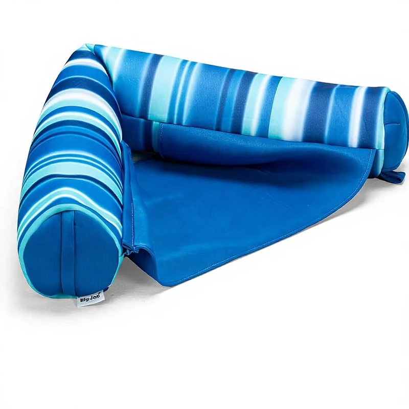 Noodle Sling, keine Inflation nötig, Pool Float mit Armlehnen, schnell ablaufendes Gewebe, Becherhalter