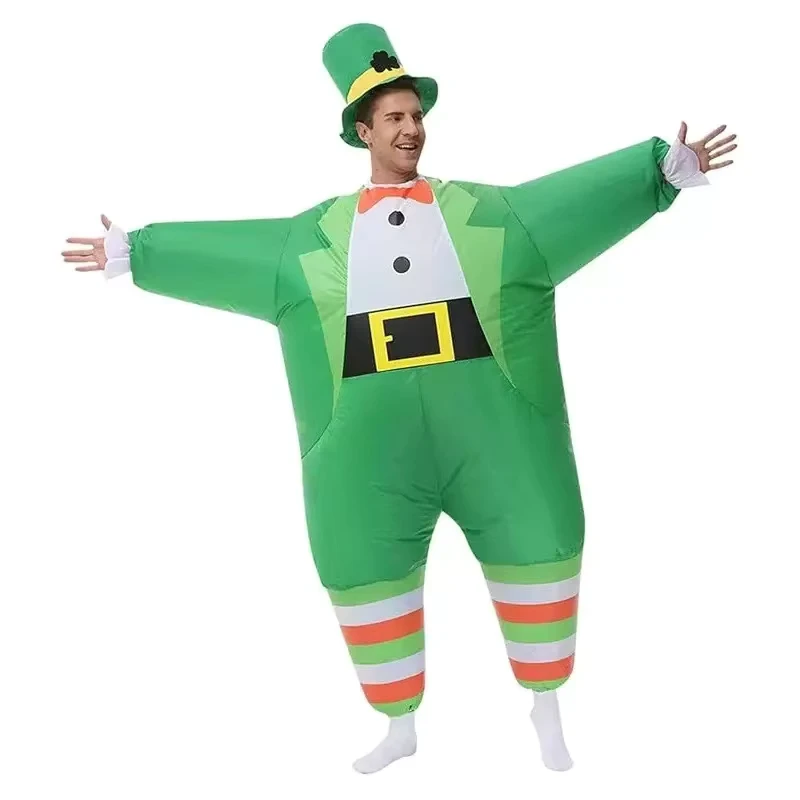 Đồ hóa trang bơm hơi bằng nylon, trang phục tiệc, cosplay cho người lớn, unisex, hài hước, chủ đề Giáng sinh Halloween, chú hề bụng lớn hài hước