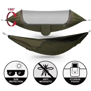 Nylon Folding Camping Hanging Tent Hammock Anti Mosquito Outdoor Camping Tent Hanging Hammock