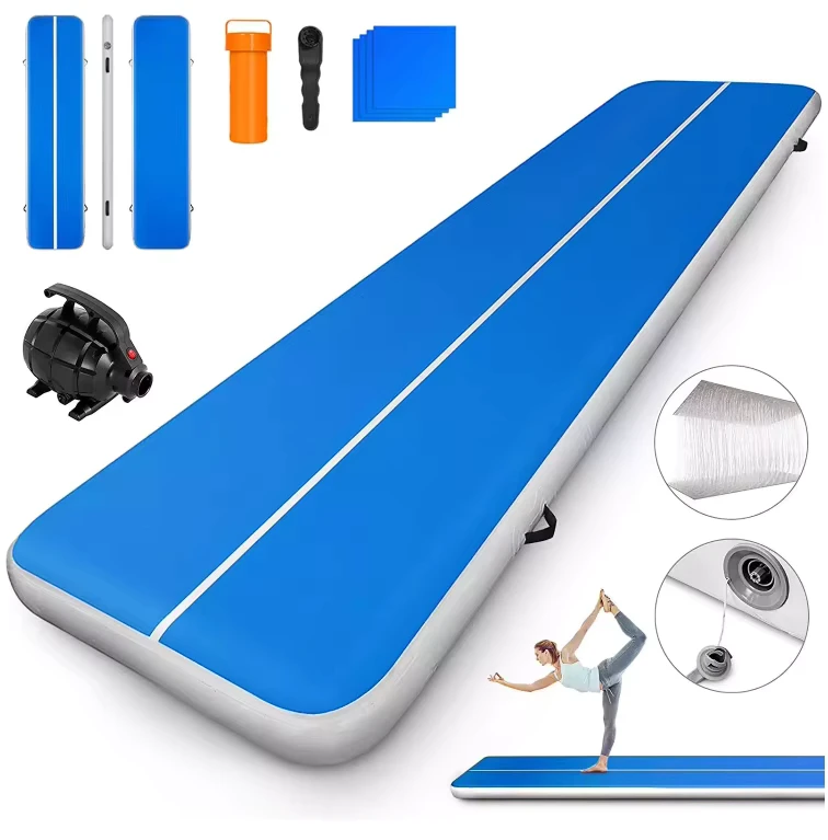 Alfombra de aire para gimnasia inflable, mat de casa, pista de aire inflable para gimnasio