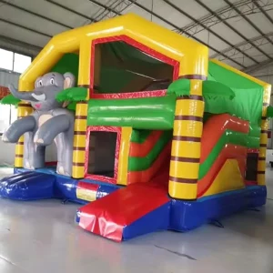 OEM Custom Inflatable Basketball Connect 4 Game Bouncy Castle Large Outdoor Slide with Ball Pit for Kids Party Rental