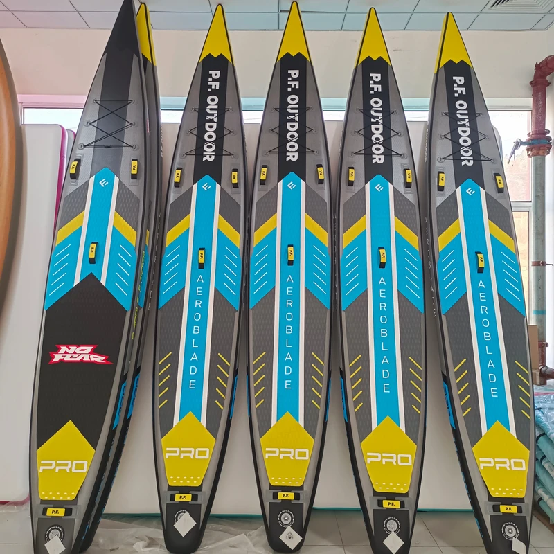 Bảng Đua Drop Stitch Thiết Kế OEM LOGO, Bảng Đứng Bơi Inflatable Đua Đơn Bằng Nhựa Trung Quốc