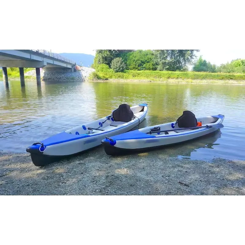 OEM Design 3-Personen Drop-Stitch Aufblasbares Kajak für Wasser-Ozean-Kanu-Kajak