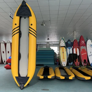 OEM Design PVC Tandem Kayak Inflatable Outdoor Fishing Canoe Inflatable Rowing Boat for Sale