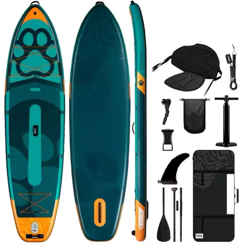SUP Surfboard Gonfiabile da Pesca Sportiva per Famiglie, Hot Selling Ocean Waters, Paddle Board Stand Up