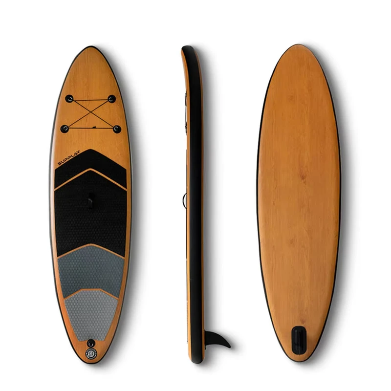 Tabla de paddle inflable SUP plegable OEM de doble capa, tabla de carreras