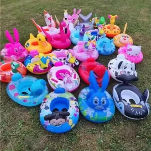 OEM Inflatable Baby Seat Ring Cartoon Animal Pool Float for Kids for Children