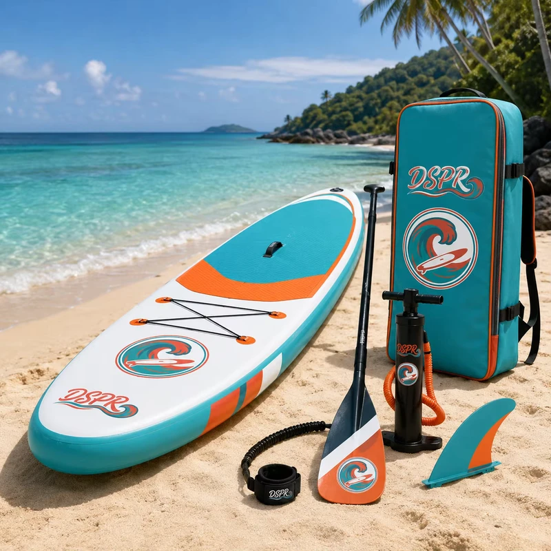Prancha de Paddle Inflável OEM 10'6" com Alça Lateral Logótipo Personalizado Fabrica