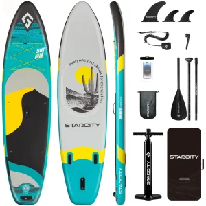 Tavola da Paddle Gonfiabile OEM 11'*33'' per Pesca, Personalizzata, Dropshipping, con Pompa