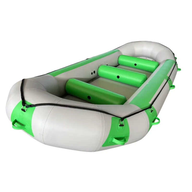 Bateau de rafting gonflable en PVC pour rivière, grade commercial, bateau de rafting pour lac et aventure en plein air