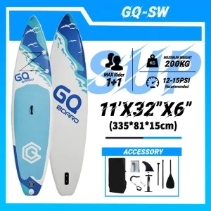 OEM Manufacturer Surfboard Surf New Design Watersports Inflatable Stand up Paddle Board SUP Paddle Board