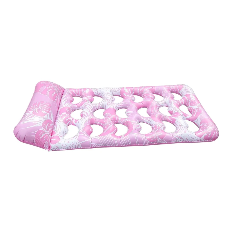 OEM Multi-Function Inflatable Mattress Pool Float PVC Floating Lounger with Back Support for Summer Resort Use