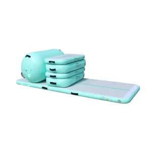 OEM ODM फैक्ट्री उच्च गुणवत्ता 3 मीटर 4 मीटर 5 मीटर 6 मीटर 7 मीटर 8 मीटर inflatable जिम्नास्टिक्स एयर ट्रैक ड्रॉप स्टिच PVC सामग्री 10 30 सेमी वेक
