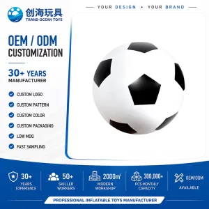 OEM ODM Giant Inflatable PVC Beach Ball Outdoor Red Yellow Blue Tricolor 200cm School Kindergarten Fun China