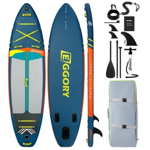 OEM SUP320 Inflatable Stand up Paddle Board Foldable & Portable Paddleboards with Full Accessories for Ocean Waters