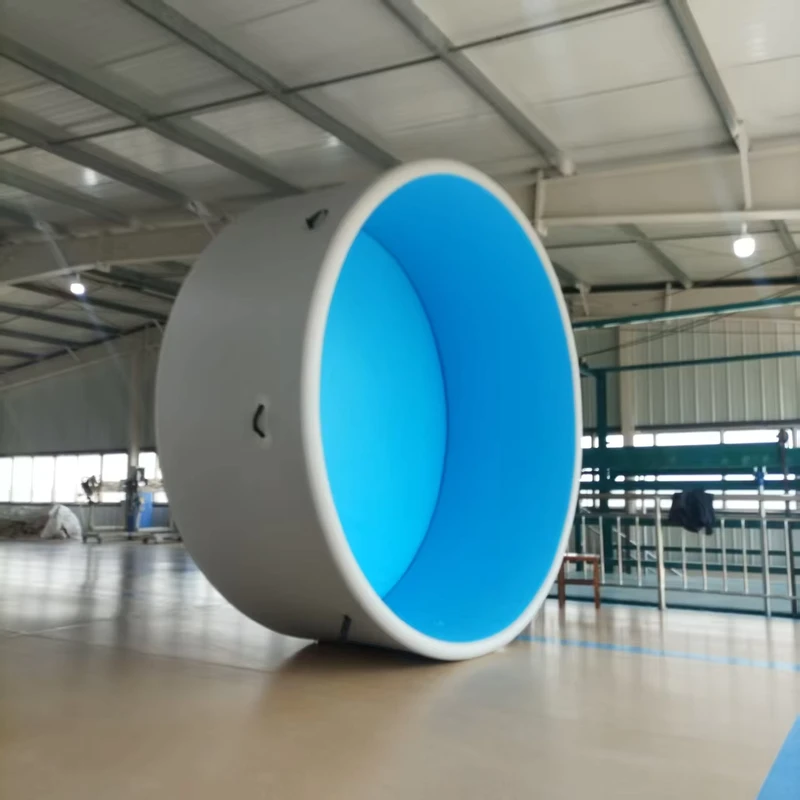 สระว่ายน้ำ Inflatable PVC ขนาดใหญ่แบบพกพาสำหรับฤดูร้อน พร้อมโลโก้ที่กำหนดเอง