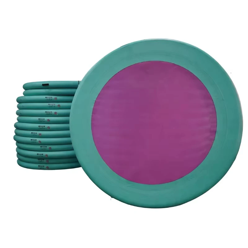 Hỗ trợ OEM in chuyển nhiệt sinh thái, bơm hơi trampoline chống nước cho trẻ em vui chơi trong hồ