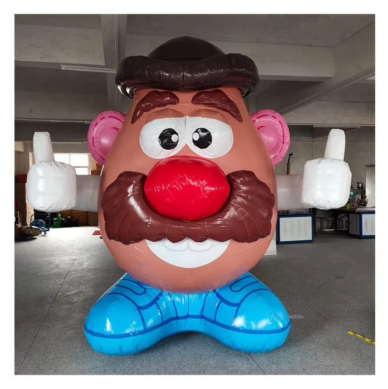 Mr Potato Gonfiabile Personalizzato per Decorazioni Pubblicitarie da Festa, Resistente all'Acqua e di Lusso