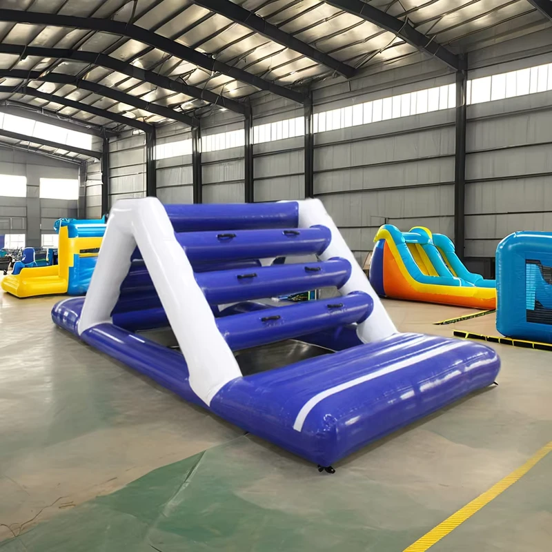 Obstakelparcours Float Waterpark Opblaasbare Klimladder Waterobstakel voor Aquapark
