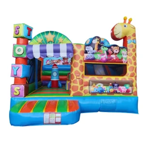 Ocean Park Slide Bounce Jumper Inflatable Air Castle Slide Combo Outdoor Commercial Moonwalk Bouncy House Inflatable Jump Bounce