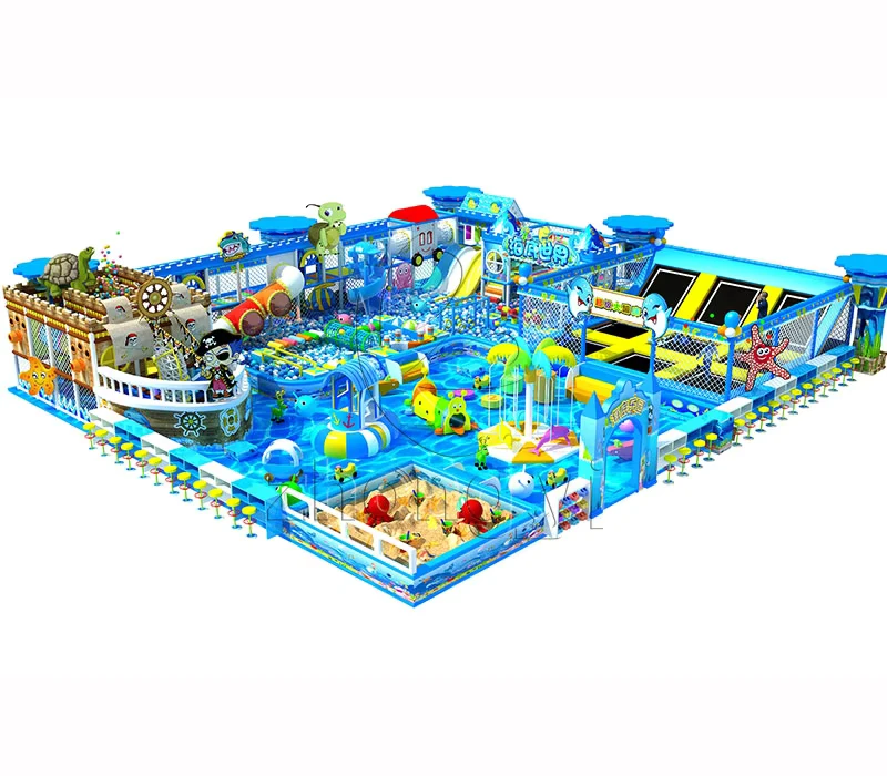 Equipamento de Parque Infantil Temático do Oceano com Piscina de Bolas