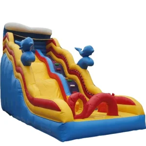 Ocean Wave Kids Adult Size Inflatable Water Slide