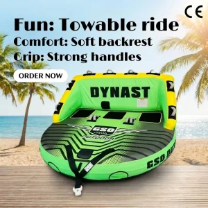 Octopus Disco Boat Tube Spinning Inflatable Towable Water Park Sport Game Equipment Commercial Water Amusement Facility