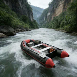 Offshore Transport PVC Inflatable Fishing Boat Inflatable Dinghy Boat for Survival Training
