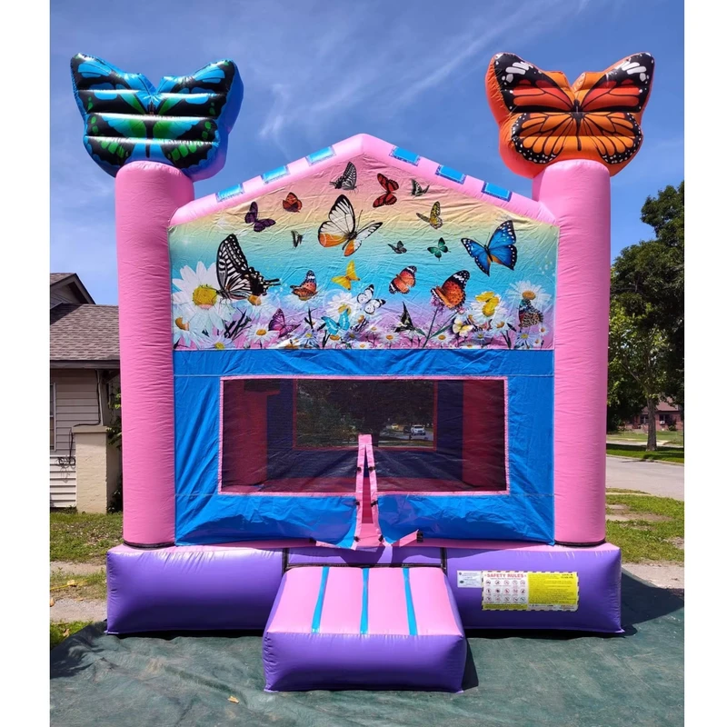 On Sale Outdoor Playground PVC Kids Commercial Bouncy Castle Inflatable Bounce House Combo Water Slide