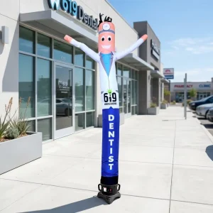 One Leg Sky Dancer Mini Inflatable Air Tube Man for Sale Skyer Dancer Inflatable Fly Sky Guy Puppet
