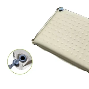 Capa Inflável Automática de Tecido Composto, Resistente ao Desgaste, Portátil, Leve, à Prova de Humidade, para Camping
