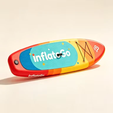 Orange Color Inflatable Stand up Paddle Board Inflatable Surf Board Soft Board for Kids