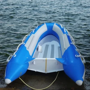 Yacht Mesin Luar dengan RIB Perahu Inflatable Hull Karet Bertekanan Tinggi untuk Perairan Laut