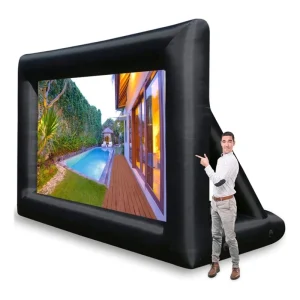 Outdoor 20Ft Projector Screen Inflatable Movie Screen