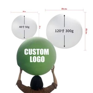 Outdoor 3m 4m Waterproof Blow Up Party Personalized Latex PVC Advertising Balloon With Logo Inflatable Balloon For Advertising