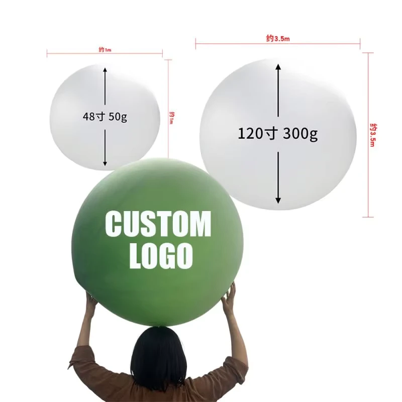 Outdoor 3m 4m Waterproof Blow Up Party Personalized Latex PVC Advertising Balloon With Logo Inflatable Balloon For Advertising