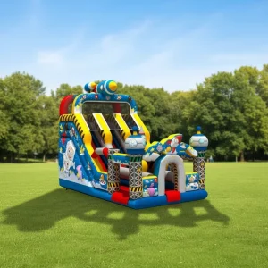 Outdoor Adult Space Theme Inflatable Bounce House Jumping Castle