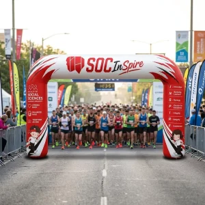 Arco Inflável para Eventos Desportivos de Publicidade Externa, Arco Inflável para Jogos de Corrida