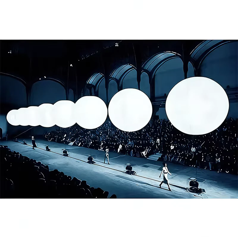 Globo Inflable de Luz LED de Publicidad Exterior con Soporte de Globo Inflable