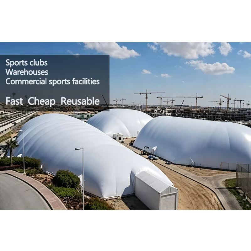 Edifícios Infláveis com Suporte ao Ar Cobertura de Campo de Futebol Inflável de Grau Comercial Fornecedor