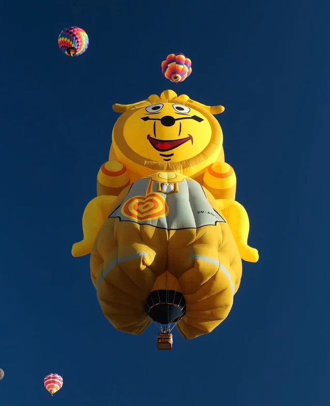 Aufblasbare Heißluftballon Attraktion im Freien
