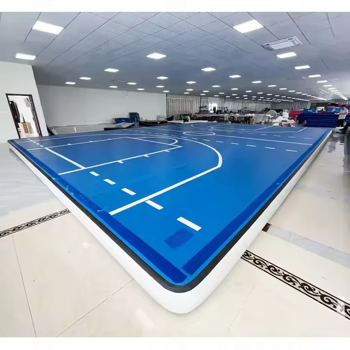 Pavimentazione Gonfiabile per Campo da Basket Esterno, Pista d'Aria per Ginnastica