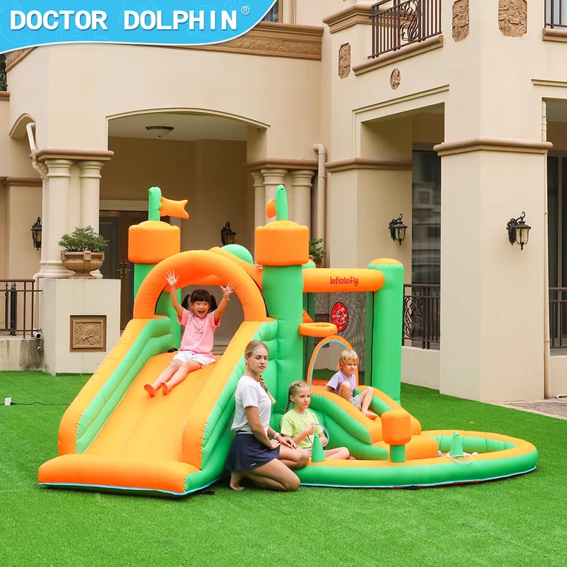 Lều nhảy hơi ngoài trời, lâu đài hơi, lâu đài nhảy kết hợp hơi cho trẻ em