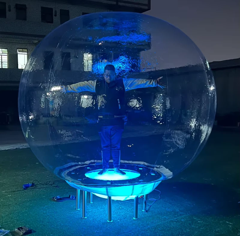 Buiten Camping Ballon Bubble Tent Opblaasbaar Dansende Bal Waterdicht Aangepaste Maat