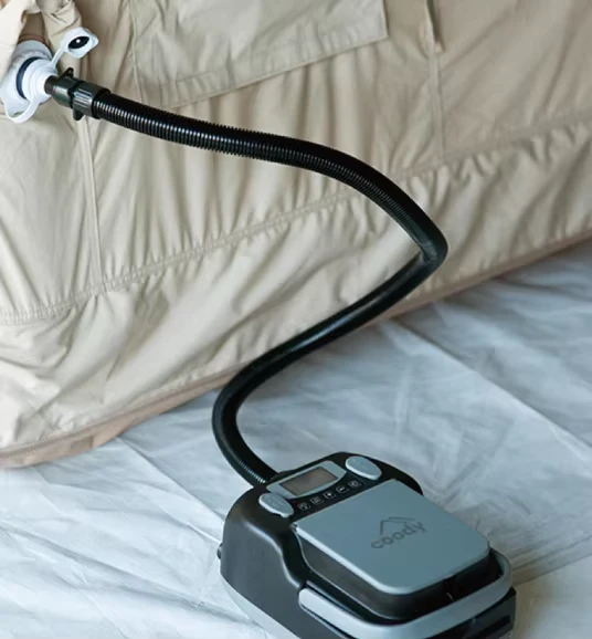 Pompa d'aria elettrica gonfiabile per tende da campeggio: accessori con pompa elettrica al litio wireless