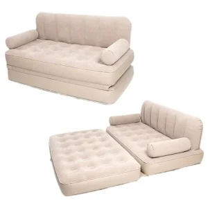Outdoor Camping Inflatable Air Mattress Sofa Living Room Blow up Sofa Portable Inflatable Furniture Air Sofa Bed